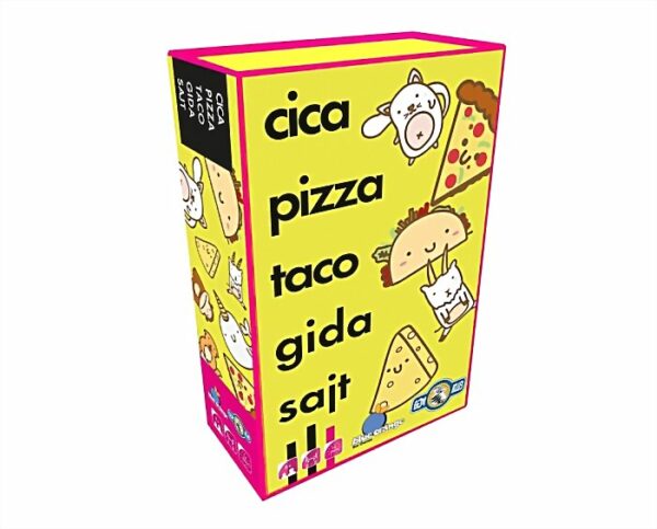 Cica, pizza, taco, gida, sajt társasjáték
